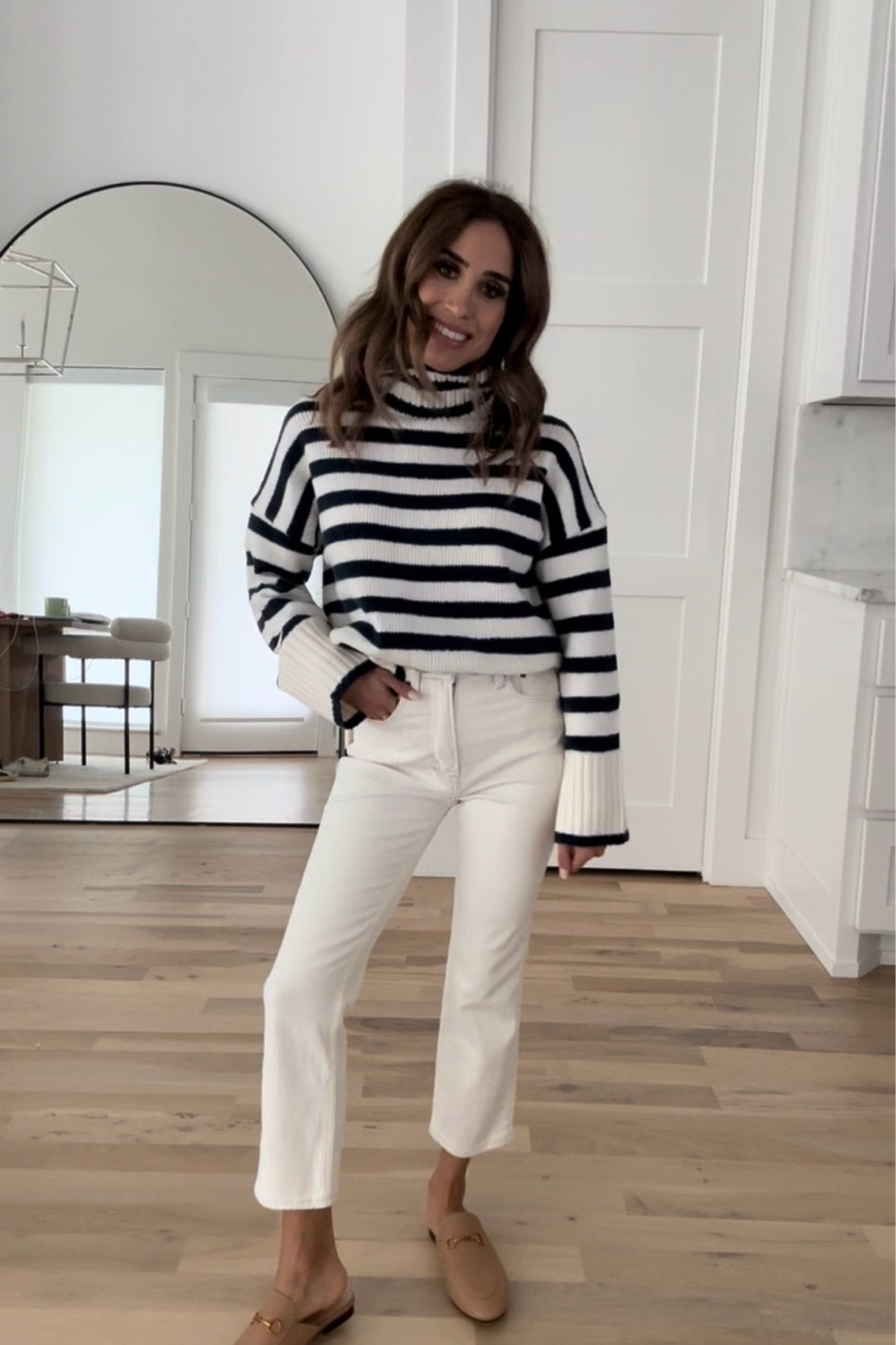 Stripe sweater cream ankle jeans and Amazon mules
Winter white outfit

#LTKFindsUnder50 #LTKOver40 #LTKFindsUnder100