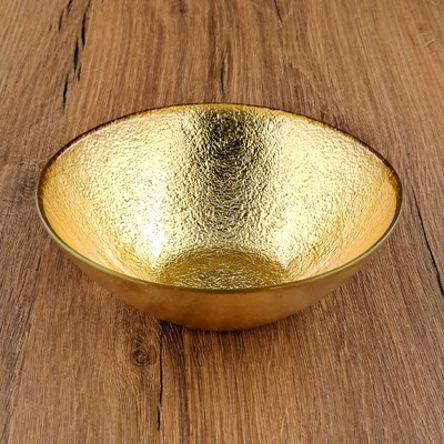 Slickblue 6" Soup Bowls Gold Set of 4 | Target