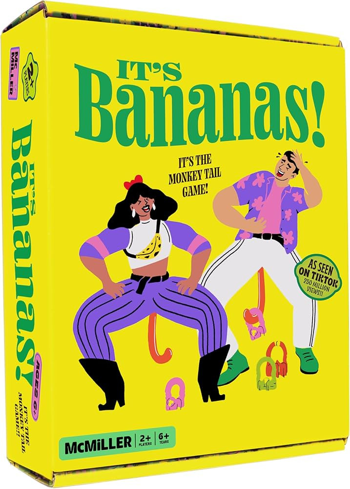 It’s Bananas! The Monkey Tail Game – Funny Family & Party Game for Kids & Adults | Hilarious ... | Amazon (US)
