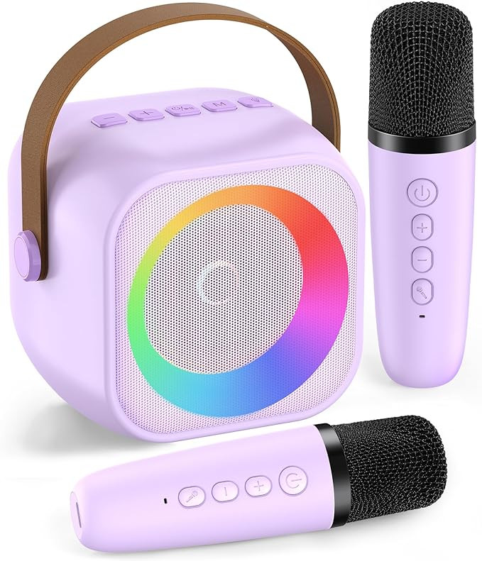 Karaoke Machine for Kids Adults, Karaoke Toys Gifts for Girls Boys, Portable Bluetooth Speaker wi... | Amazon (US)