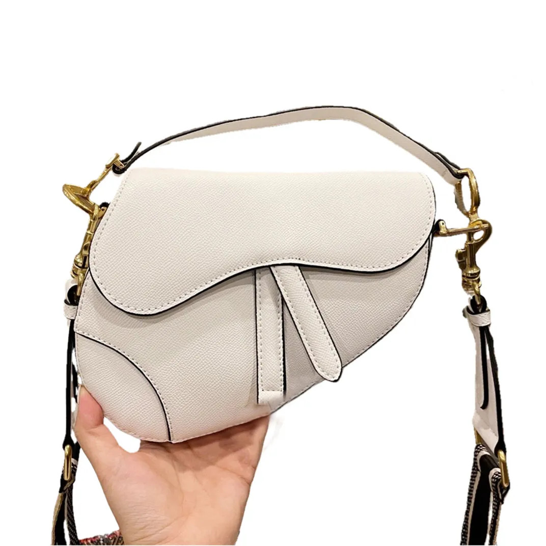 White Ladies Mini Saddle Bags INS Multi Colors Fashionable Waist Chest Bag Wallet Totes Shoulder ... | DHGate