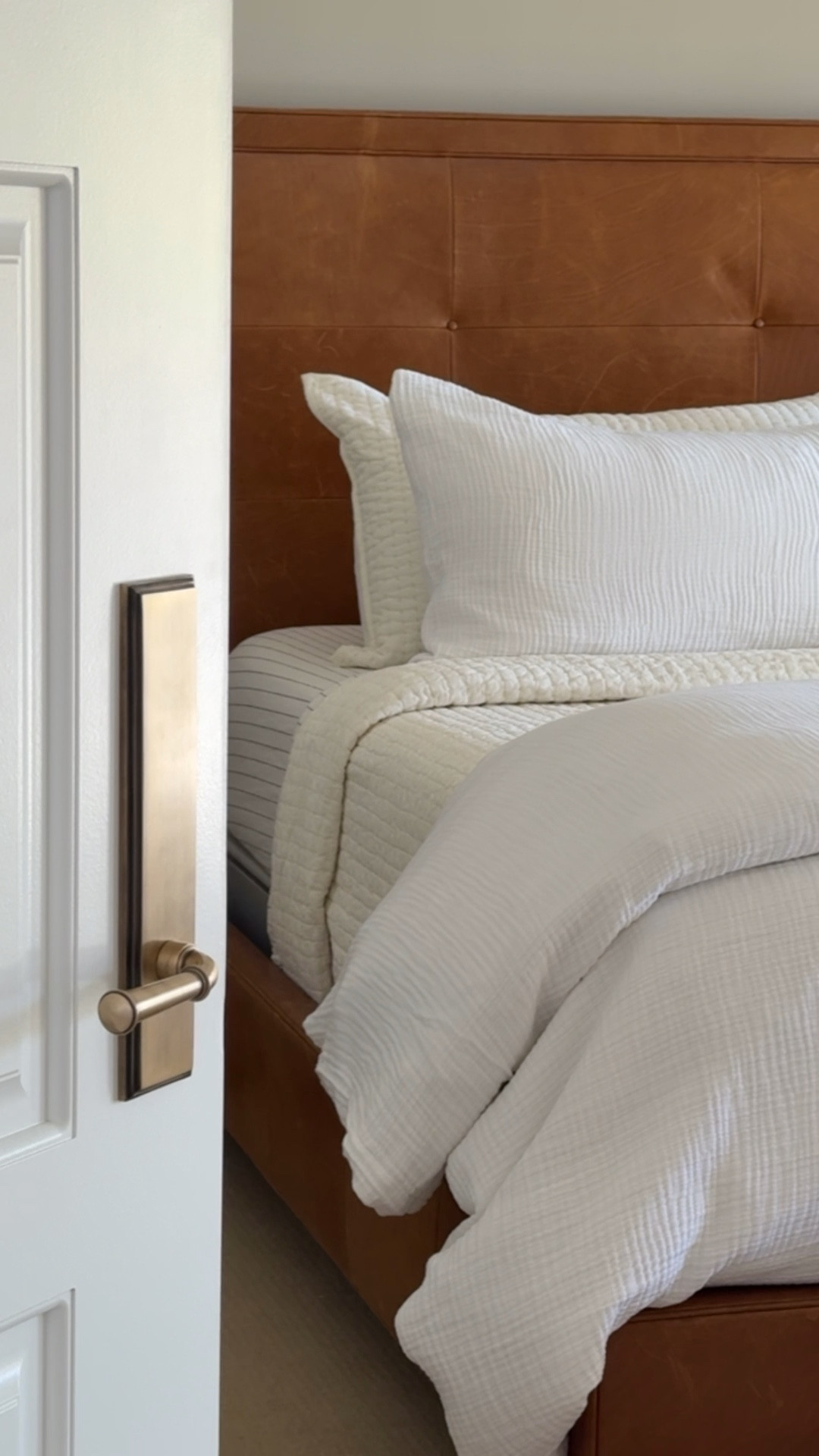 Our spring bedding from @onequince  …it’s light, airy, cooling, and perfect for the hot months ahead. I’ll link everything I used. If you’re looking for an upgrade, these all have my designer stamp of approval. #ad #QuincePartner 

#LTKHome #LTKSeasonal