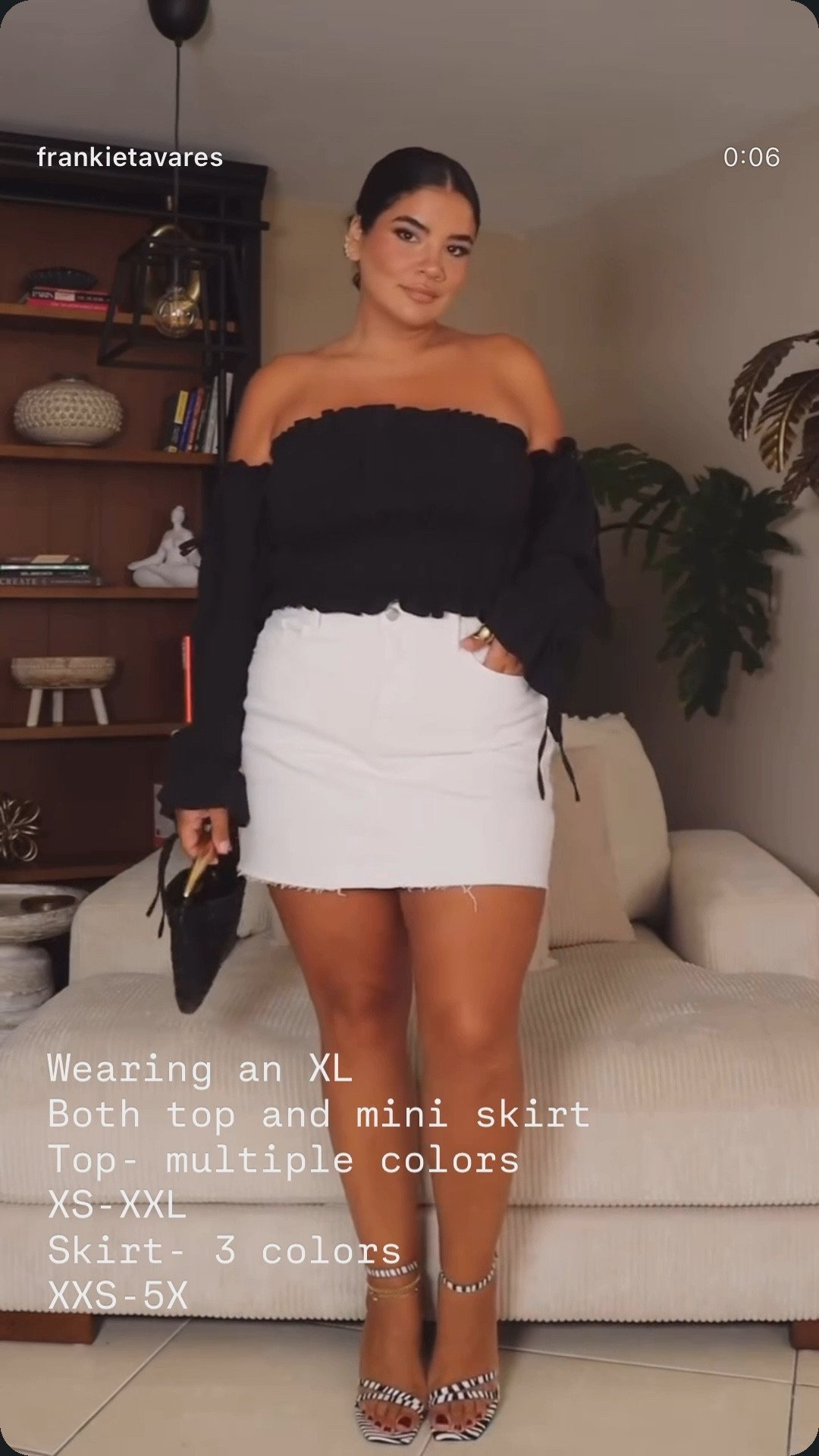 Spring date night ready 🌸 This off-the-shoulder top paired with a mini skirt is such a cute, flirty combo. The top is super flattering and the skirt gives the perfect leg-lengthening moment. Easy to dress up with heels or keep it fun with sandals 💕

#LTKStyle #LTKSpring #AmazonFashion #MiniSkirt #OffTheShoulder #SpringOutfit #FlirtyStyle #AmazonFinds #DateNightLook #OOTD

#LTKMidsize #LTKspring #LTKootd