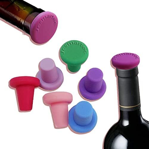 6-Pcs Silicone Wine Stoppers ,Beer Caps Stoppers Bottle Sealer, Reusable Unbreakable Replacement ... | Amazon (US)