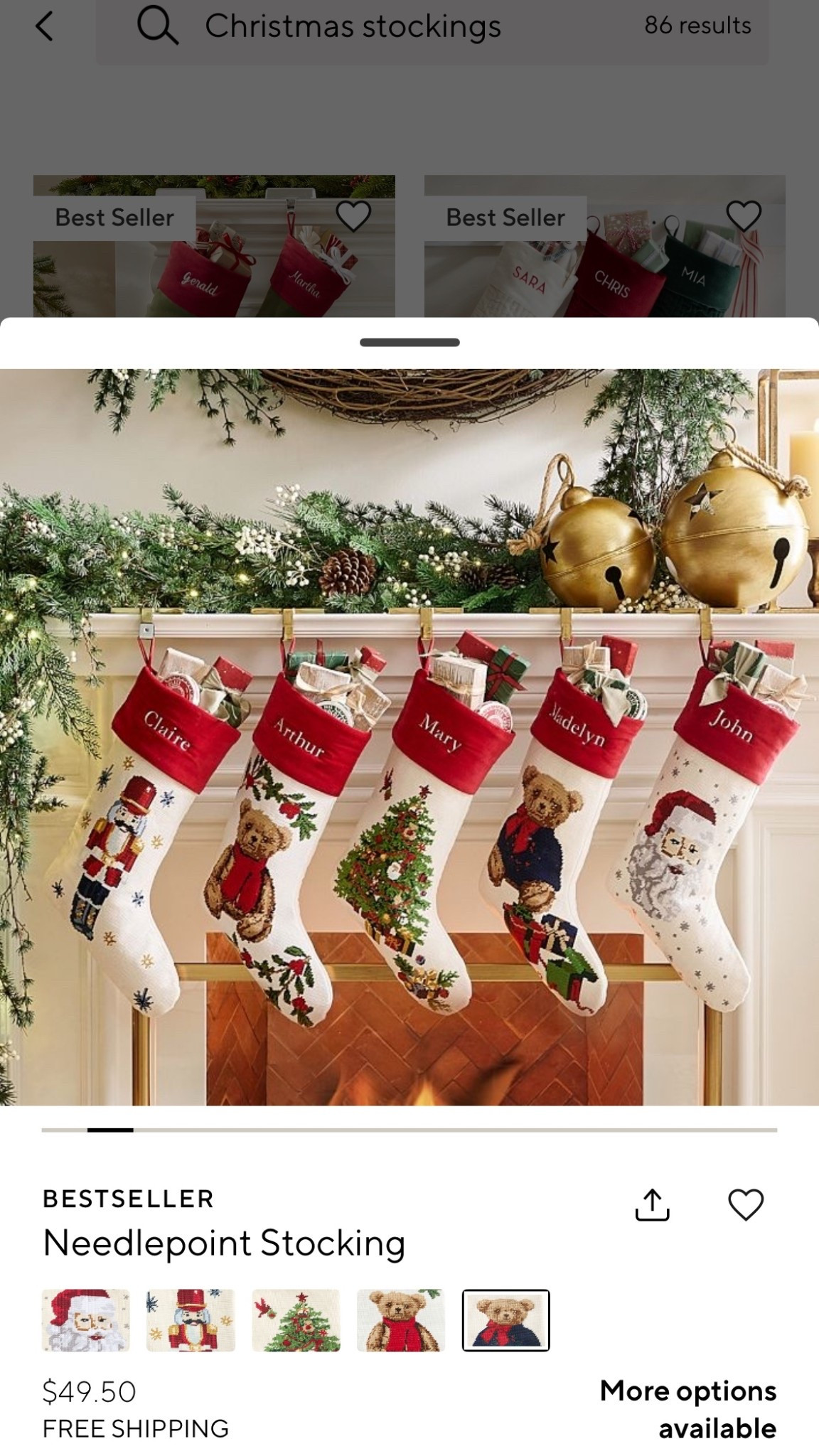 Pottery Barn Christmas Stockings 

#LTKSeasonal #LTKHoliday #LTKFindsUnder100