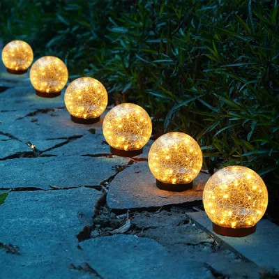 30 LED Outdoor Solar Powered Garden Lights Integrated LED Solar Lights for Patio Garden Porch Decor | Wayfair North America