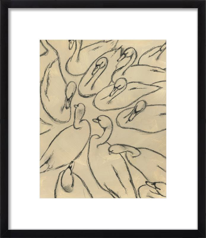 Morning Swim Sketch | Artfully Walls