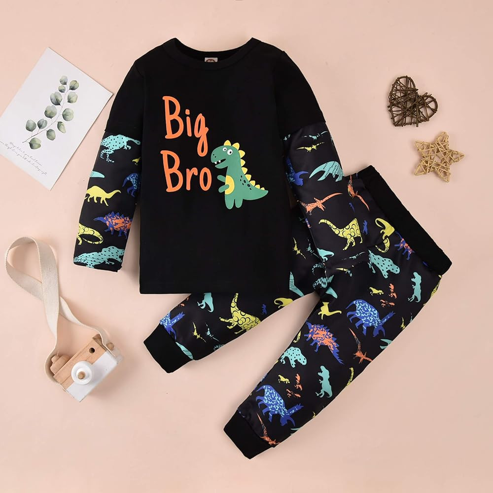 Aalizzwell Infant Baby Romper Jumpsuit Toddler Pants Set Brother Matching Outfits Boys Clothes | Amazon (US)