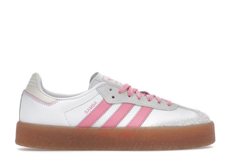 Adidas Sambae (Women's) Sneakers in Cloud White/Bliss Pink/Off White | StockX