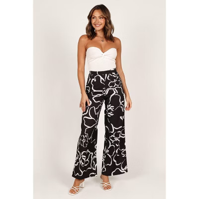 Petal and Pup York Pant - White Black Floral L | Target