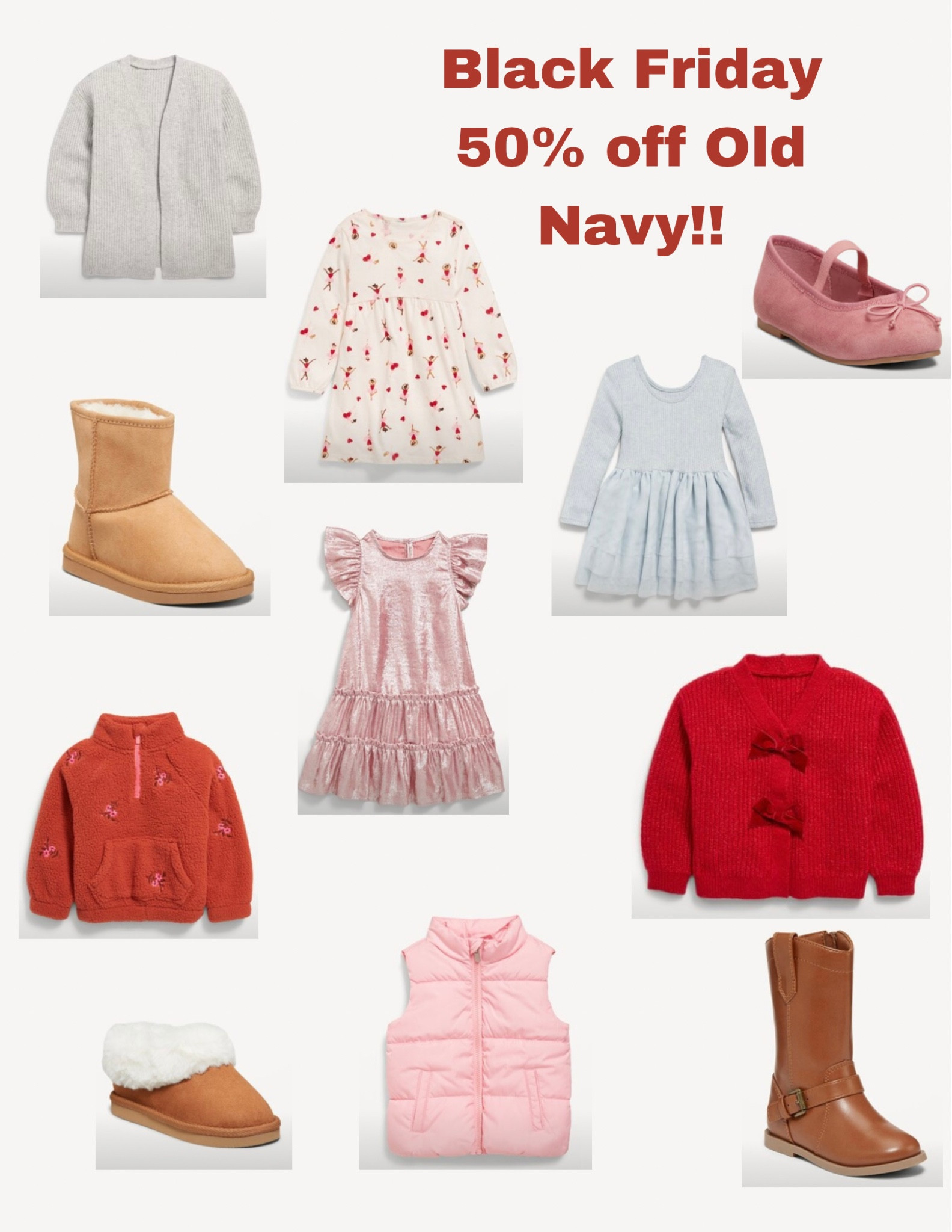 Some super cute styles for 50% off at old navy!! 

#LTKSaleAlert #LTKCyberWeek #LTKFamily