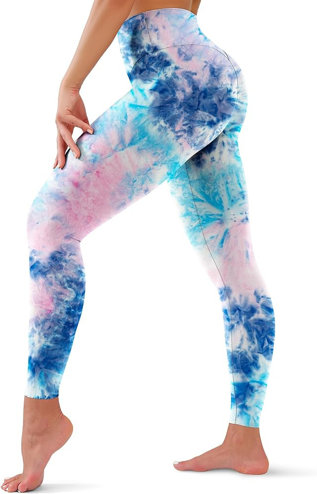 YUDSUD High Waisted Leggings for Women - Tummy Control Yoga Pants for Workout Running Athletic Wo... | Amazon (US)