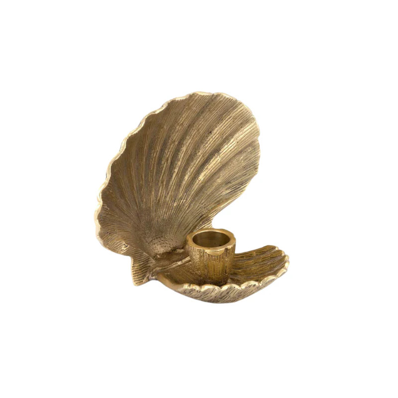 Scallop Shell Taper Holder | Cailini Coastal