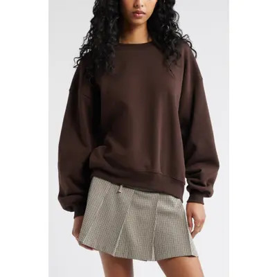 BP. Relaxed Cotton Blend Sweatshirt in Pink Primrose at Nordstrom, Size Small | Nordstrom