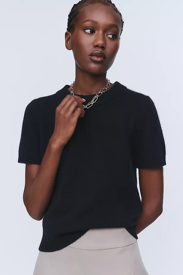 Mercer Cashmere Short Sleeve Sweater | Anthropologie (US)