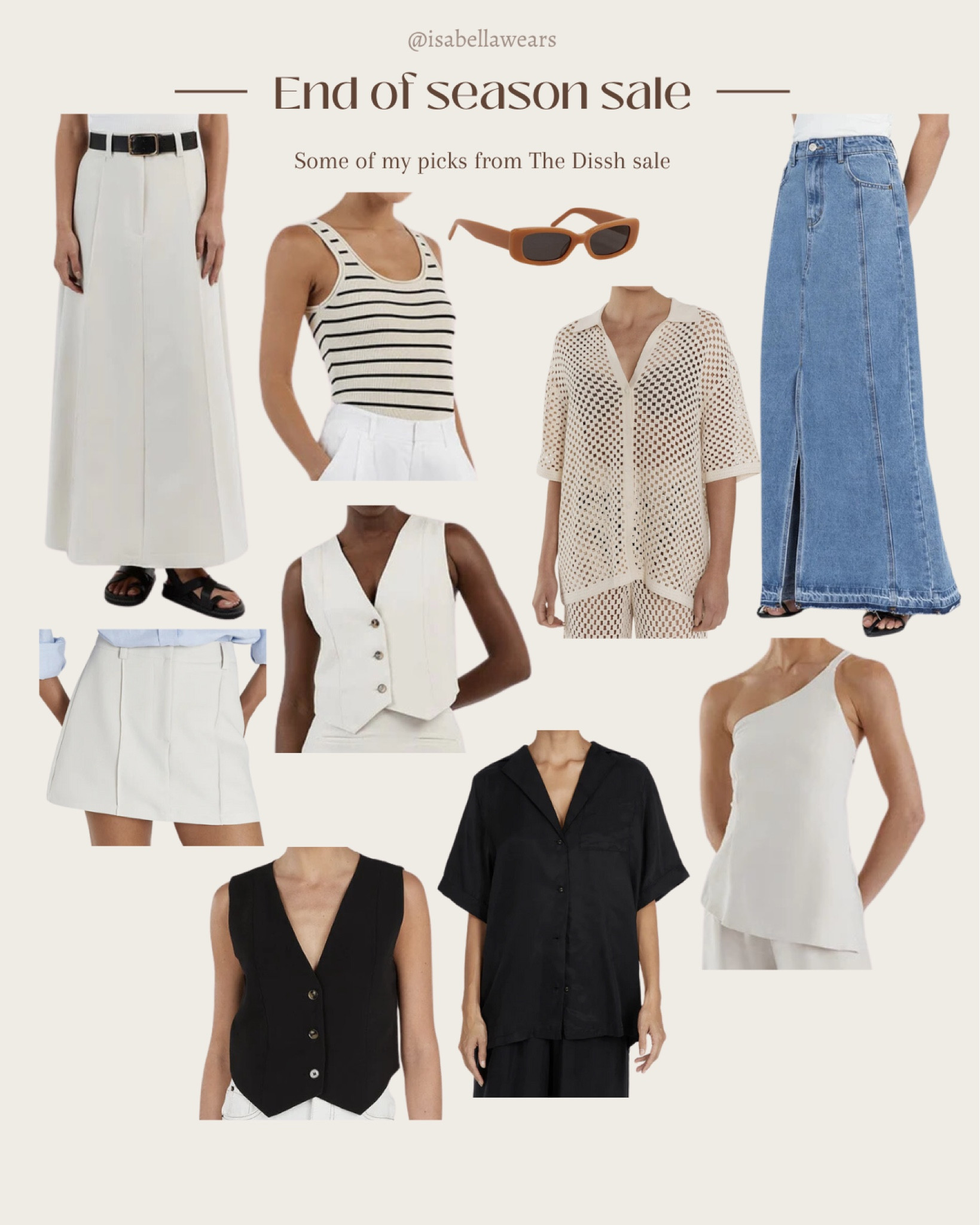 ON SALE: Picks from the Dissh end of season sale. Easy pieces to mix and match together or seamlessly fit into your wardrobe! I need to add all of this to my cart 🛒 

#LTKsalealert #LTKaustralia #LTKfindsunder100