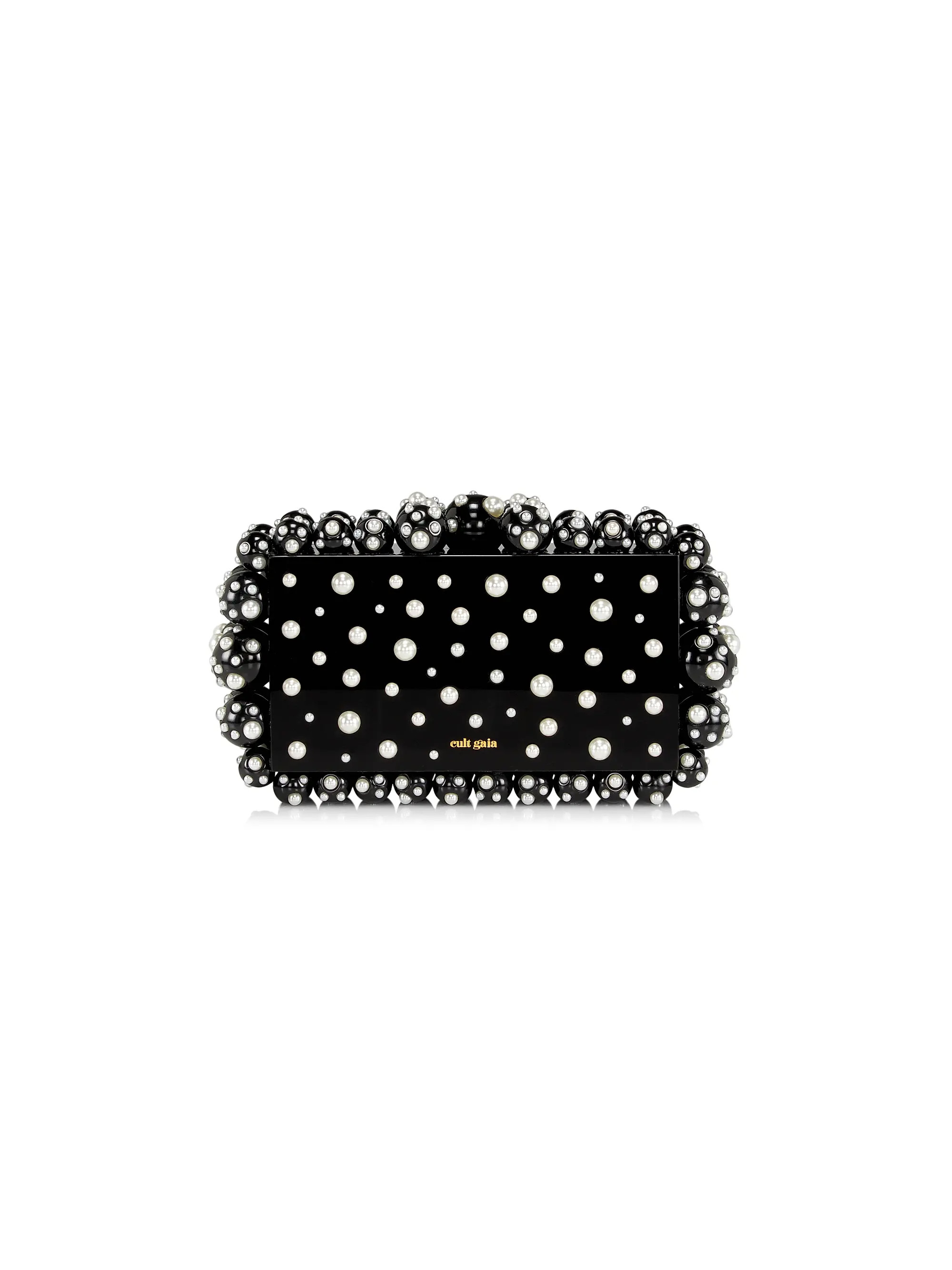 Eos Imitation Pearl-Trimmed Clutch | Saks Fifth Avenue