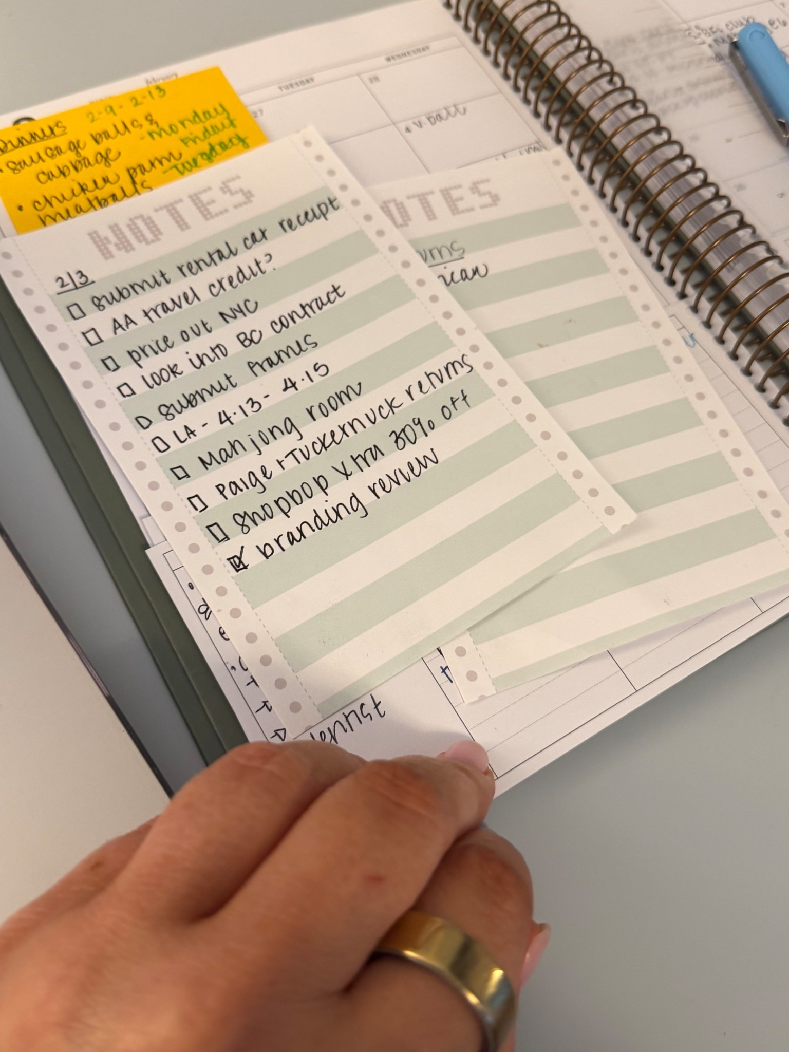 These notepads from one of my favorite @Etsy shops - @marigoldpresschi. 

Like this dot matrix printer paper throwback?! And the paper is thic and smooth, too! Love it  

#LTKWorkwear #LTKmorningroutine #LTKHome