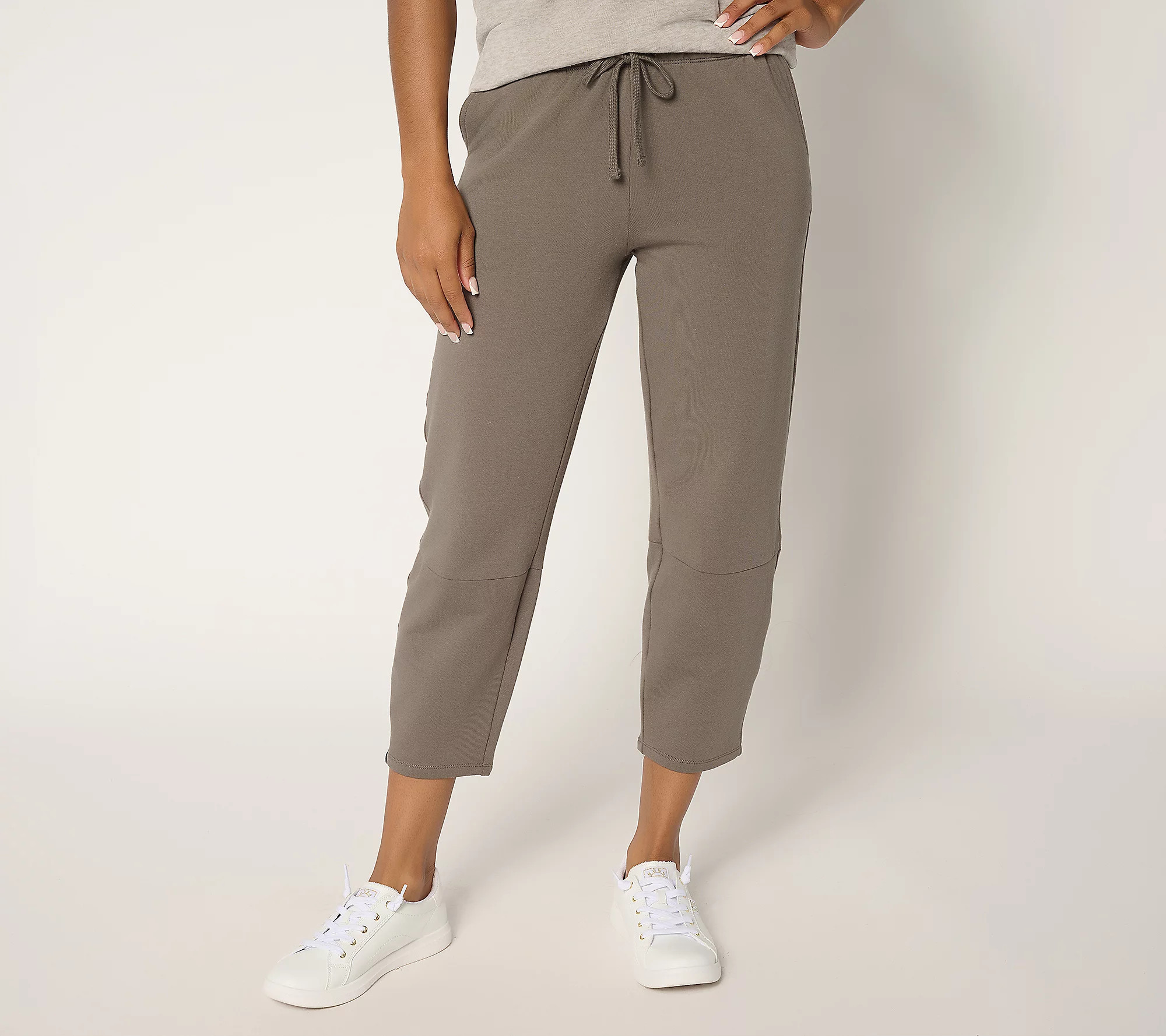 As Is Barefoot Dreams Petite MC Brushed Luxe Lounge Pant | QVC