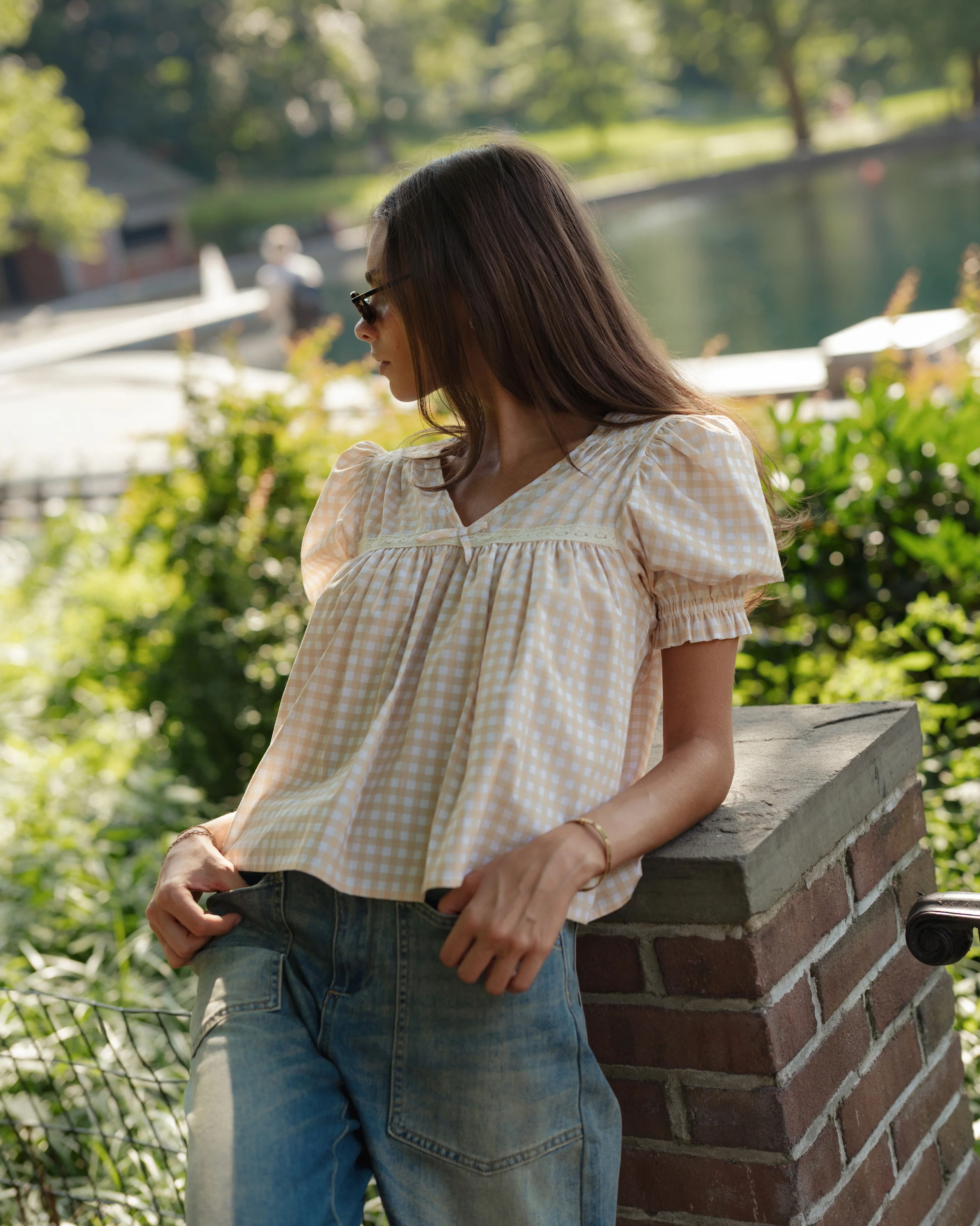 Puff Sleeve Baby Doll Top | We Wore What