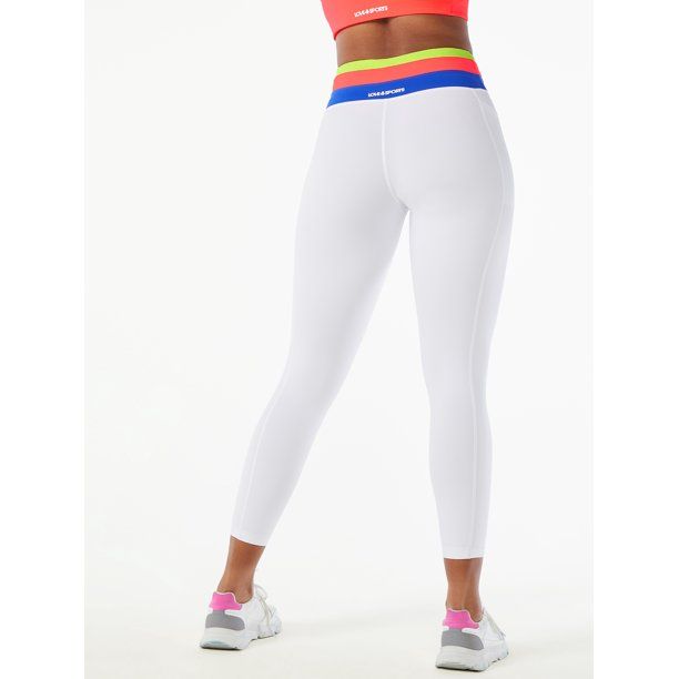 Love & Sports Women's Color Band Leggings | Walmart (US)