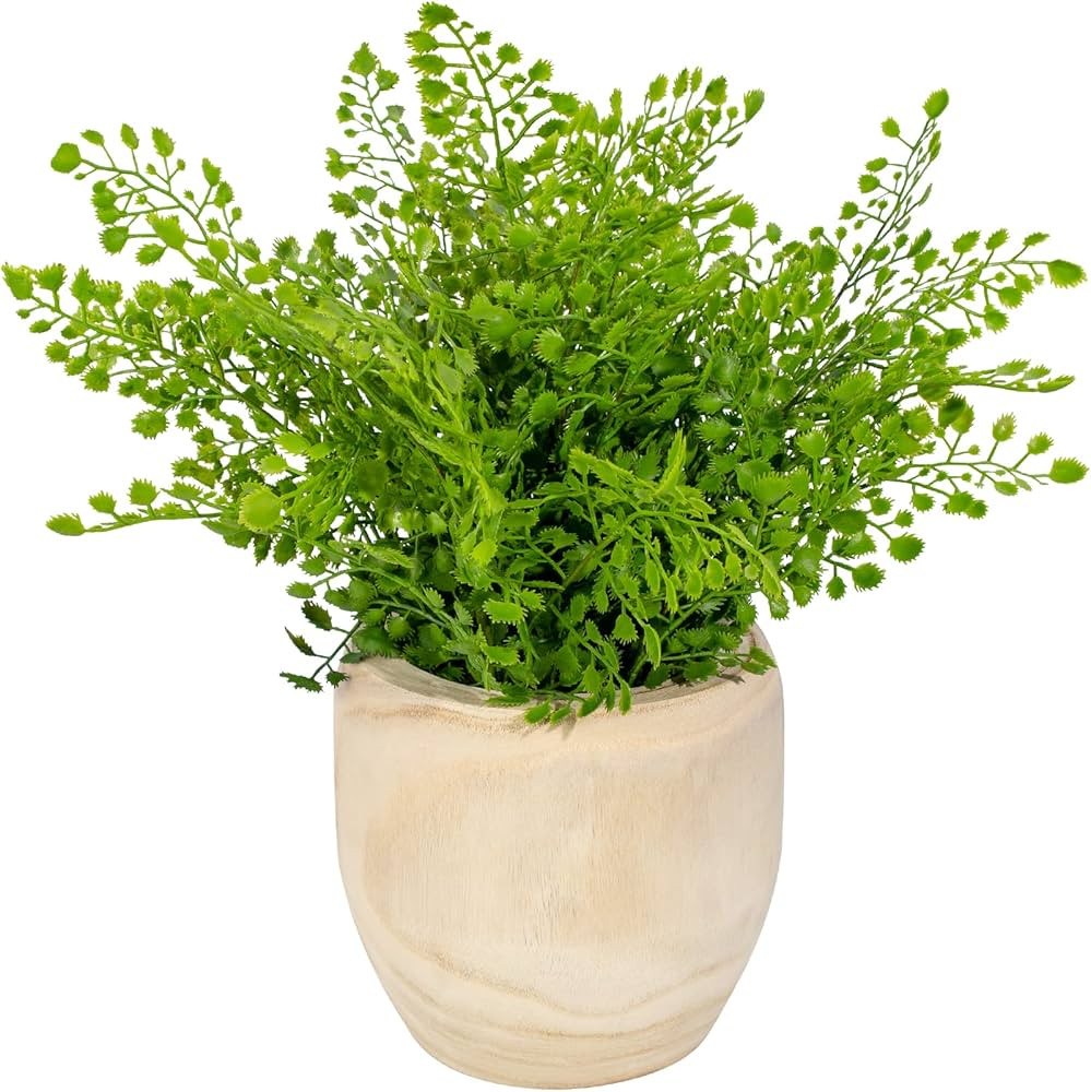 BLVVCOM Large Fake Fern Plants,Artificial Big Plants Decor,Artificial Faux Greenery in Wood Pots ... | Amazon (US)