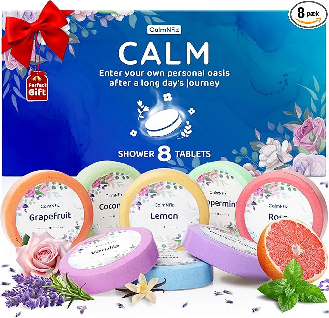Shower Steamers Aromatherapy 8 Pack - Christmas Stocking Stuffers & White Elephant Gifts for Wome... | Amazon (US)