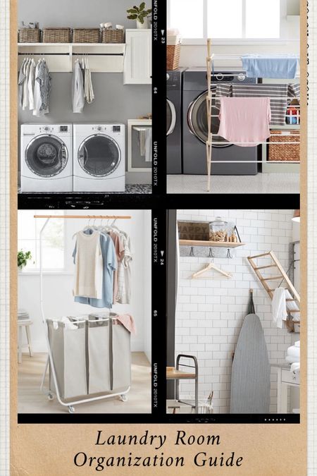 Shop the Best Laundry Room Organization Tools — From folding drying racks to efficient shelving storage, I’ve gathered the best laundry room organization tools. // One of my biggest goals in our new house is to organize our laundry room. We had a good system in our apartment, but since the space is laid out differently, it’s going to take a little bit of translation for the new area. Check out simple and practical tips for creating an organized laundry room today on Cats & Coffee! >> https://bit.ly/laundryroomguide

#LTKhome #LTKfamily
