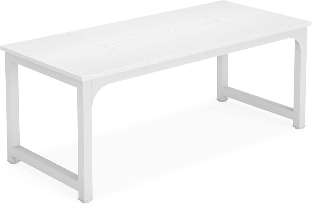 Tribesigns Modern Computer Desk, 70.8 x 31.5 inch Large Office Desk Computer Table Study Writing ... | Amazon (US)