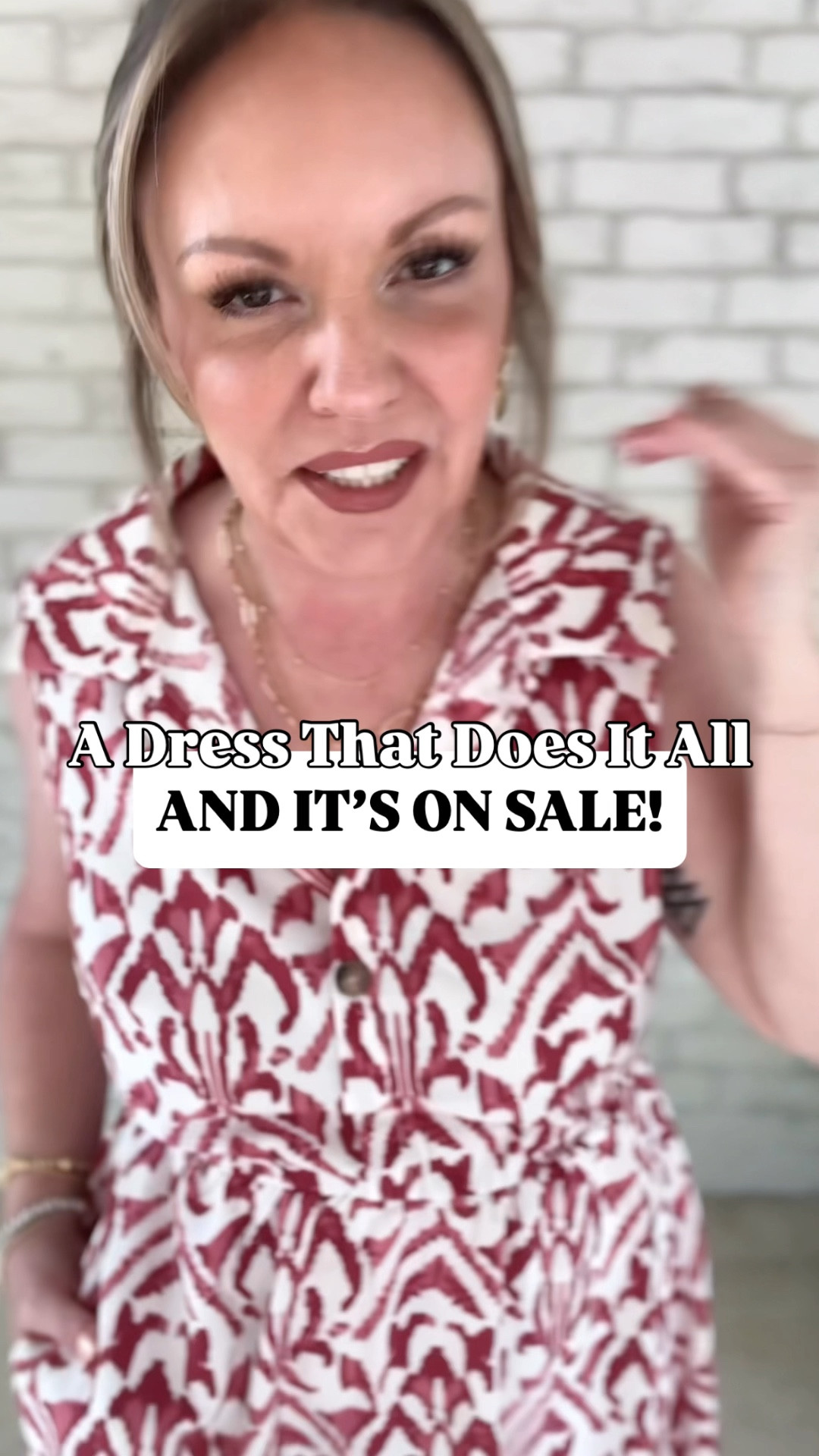 Size 10/medium + it’s on sale!!

#LTKSeasonal #LTKMidsize #LTKOver40