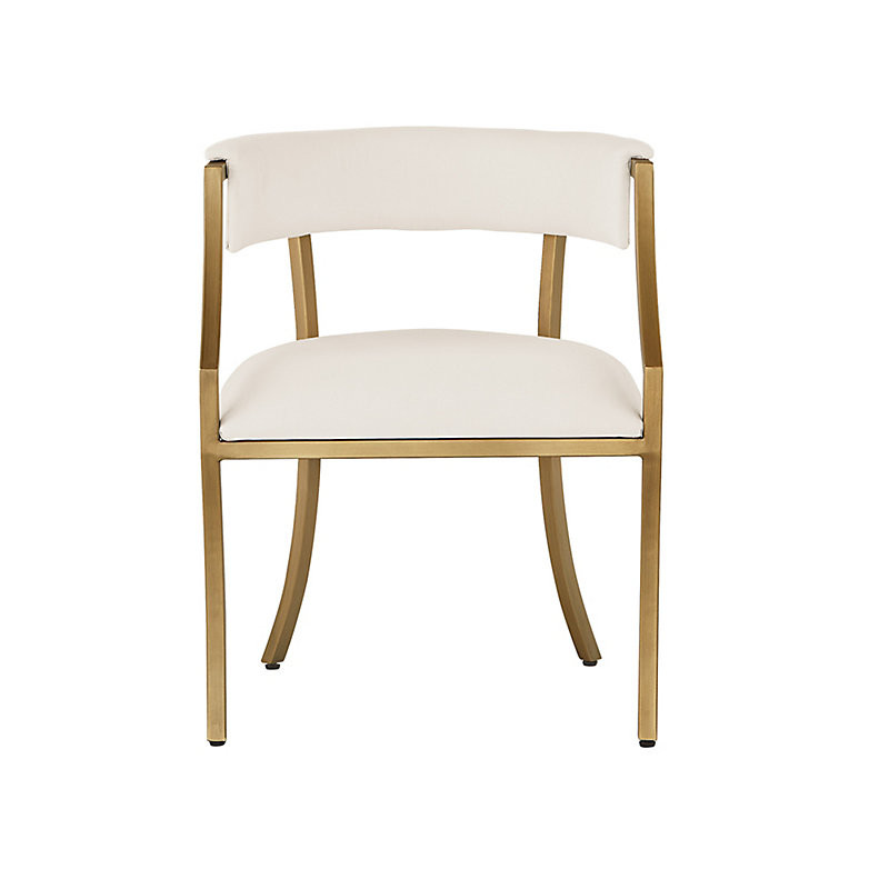 Set of 2 Ada Dining Chairs with Sandberg Parchment - Ballard Designs | Ballard Designs, Inc.