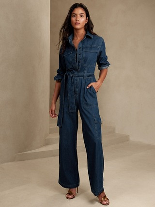 Saldo Denim Jumpsuit | Banana Republic (US)