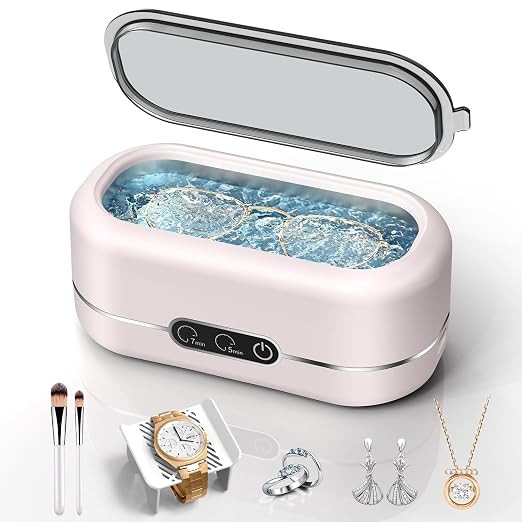 BYASKZIV Jewelry Cleaner Ultrasonic Machine, Upgraded 48KHz Ultrasonic Cleaner with 304 Stainless... | Amazon (US)