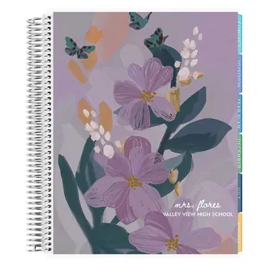 Bold Blooms Butterflies Teacher Lesson Planner | Erin Condren | Erin Condren