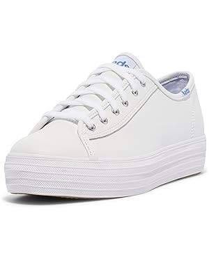 Keds Women's Triple Kick Leather Sneaker | Amazon (US)