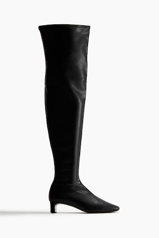 H & M - Over-the-knee boots - Black | H&M (UK, MY, IN, SG, PH, TW, HK)