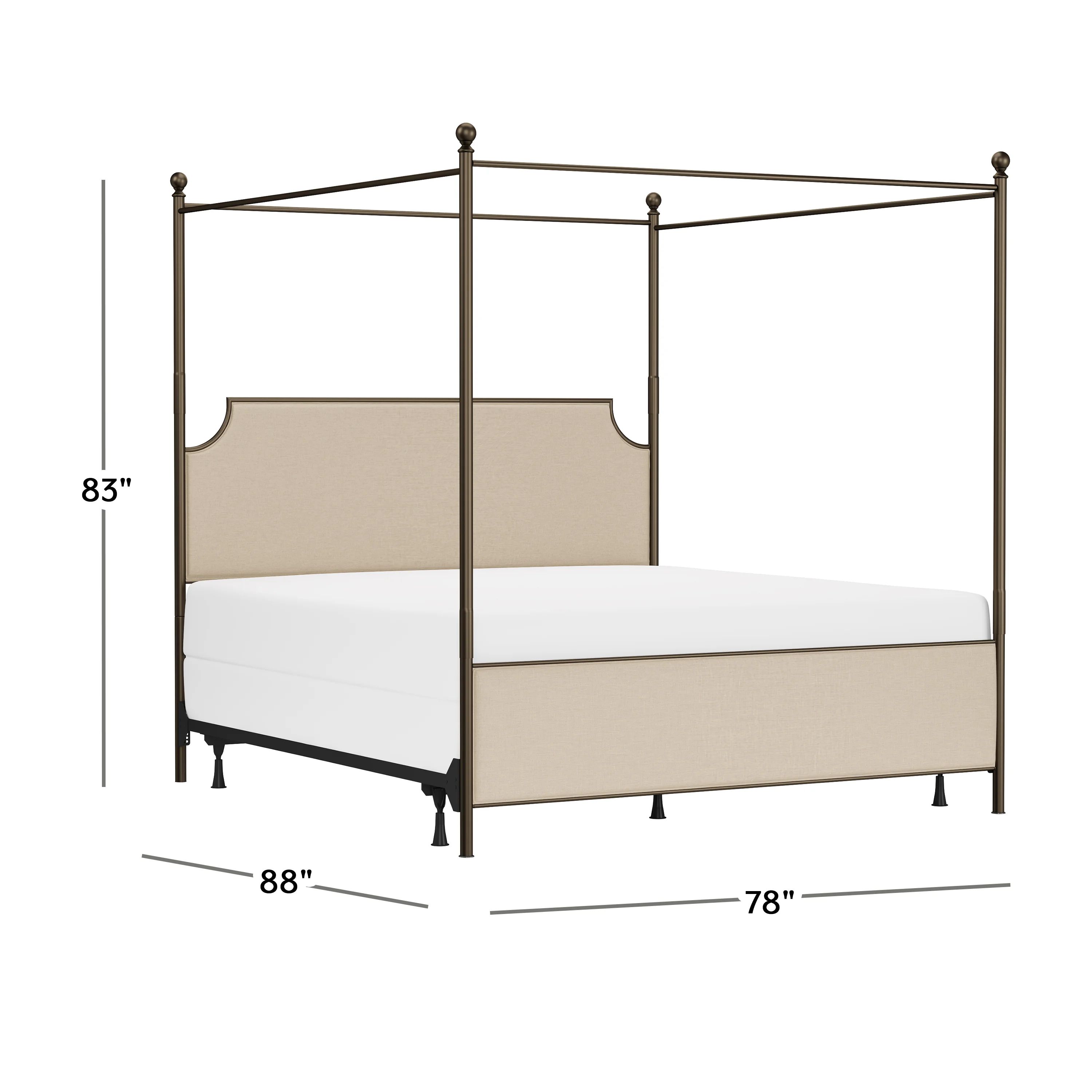 Nordland Low Profile Canopy Bed | Wayfair North America