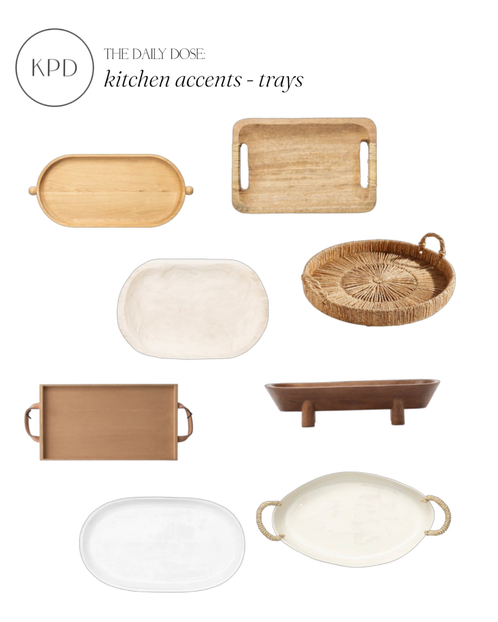 kpd the daily dose: kitchen accessory trays for your counter tops 

#LTKhome #LTKstyletip