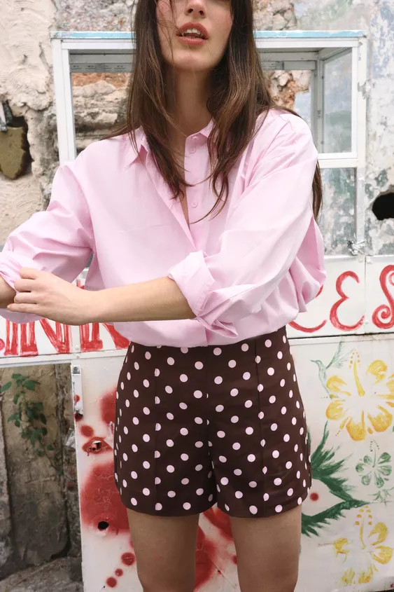 HIGH-WAIST SHORTS | Zara Canada