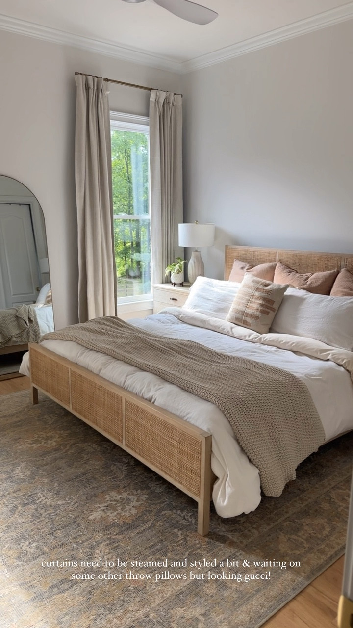 Guest room 
Amazon home finds 
Bedroom decor 
Sheets duvet throw blankets 
Curtains in “natural"
Target bedding

#LTKVideo 

#LTKHome