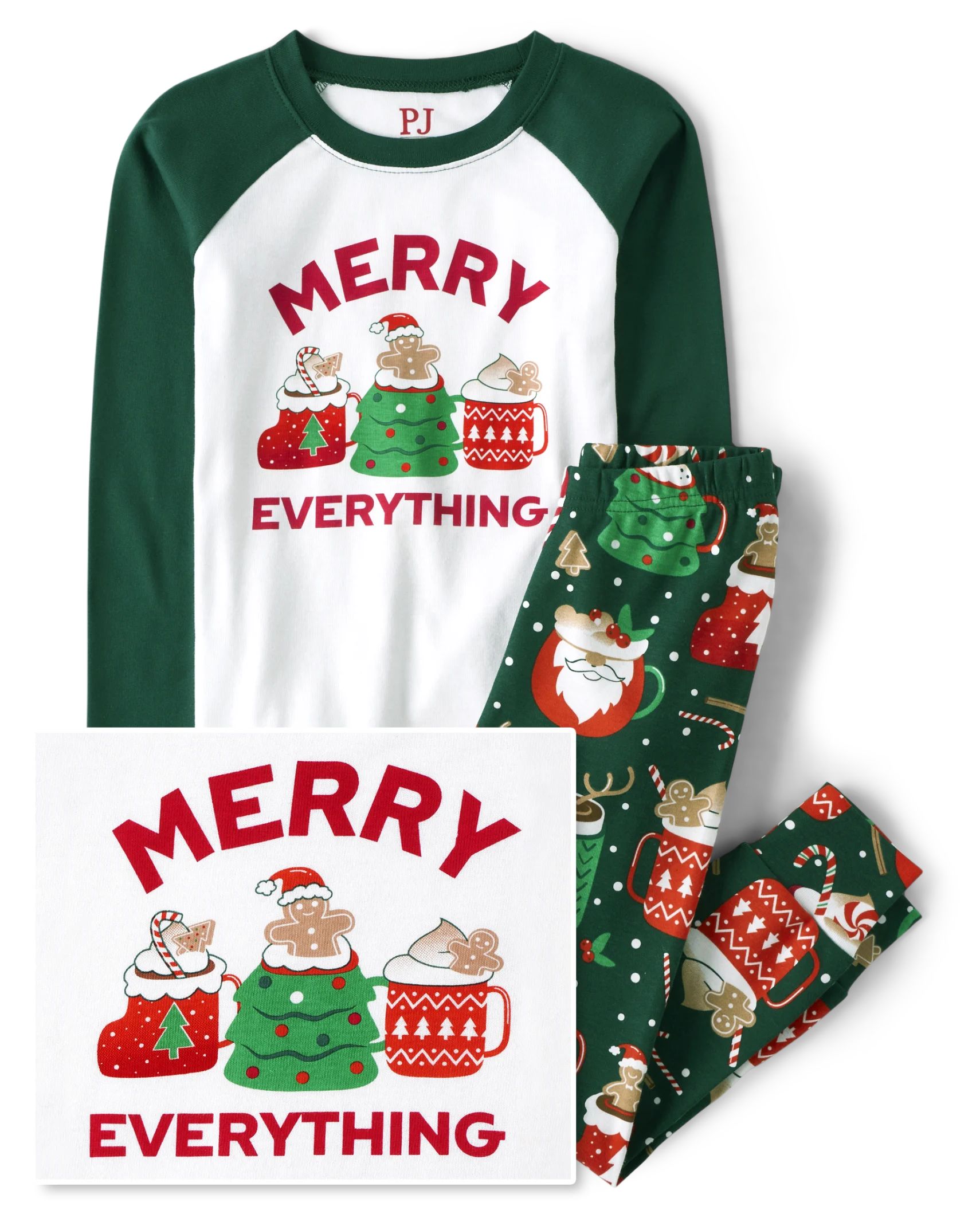 Unisex Kids Matching Family Merry Everything Snug Fit Cotton Pajamas - spruceshad | The Children's Place