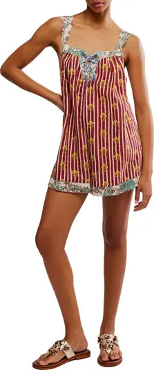Free People Port Au Prince Sleeveless Romper | Nordstrom | Nordstrom