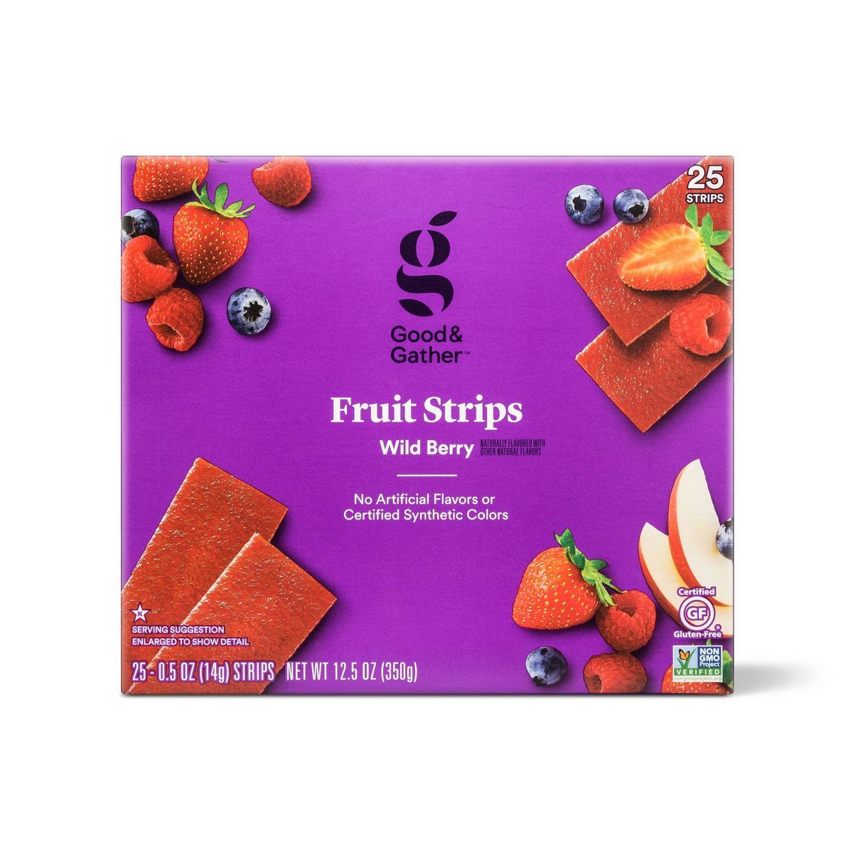 Wild Berry Fruit Strips - 12.5oz/25ct - Good & Gather™ | Target
