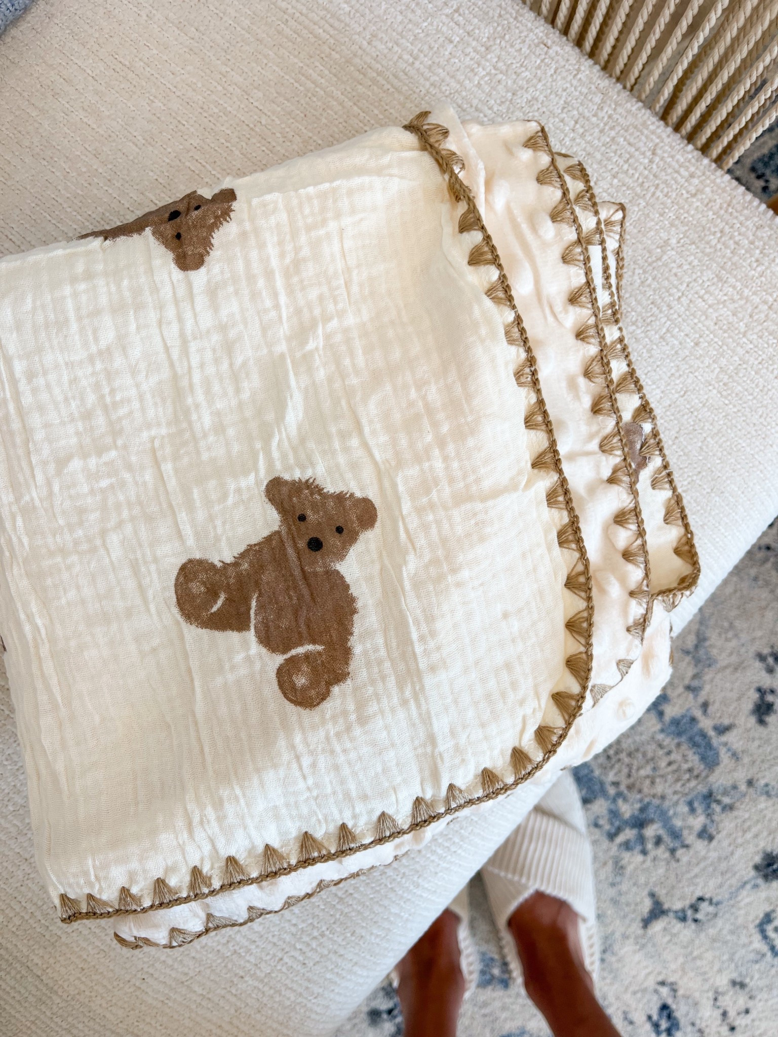 Fall Amazon baby find - Teddy blanket 