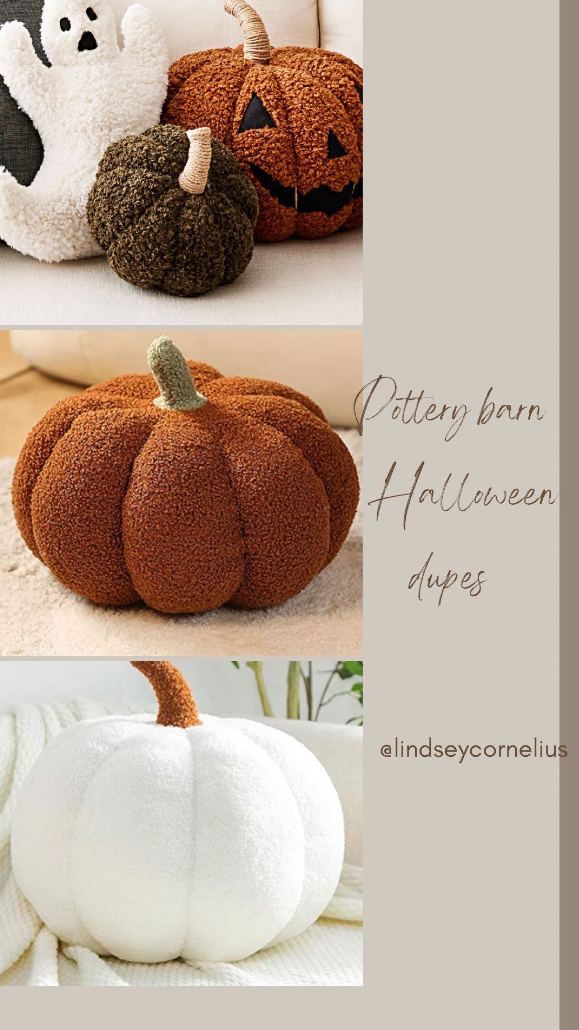 Pottery barn Halloween pillow dupes!! Get the look with Amazon pumpkin pillows!! #Potterybarn #Amazon #Halloween #Halloweendecor 

#LTKSeasonal #LTKhome #LTKHalloween