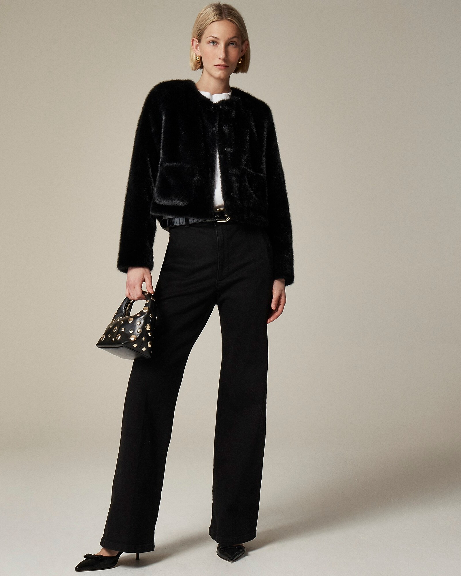 Faux-fur lady jacket | J. Crew US