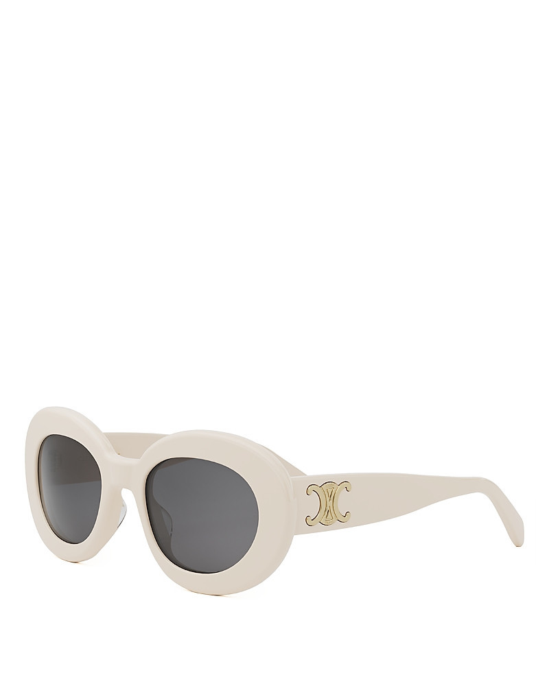 Celine Triomphe Round Sunglasses, 52.9mm | Bloomingdale's (US)