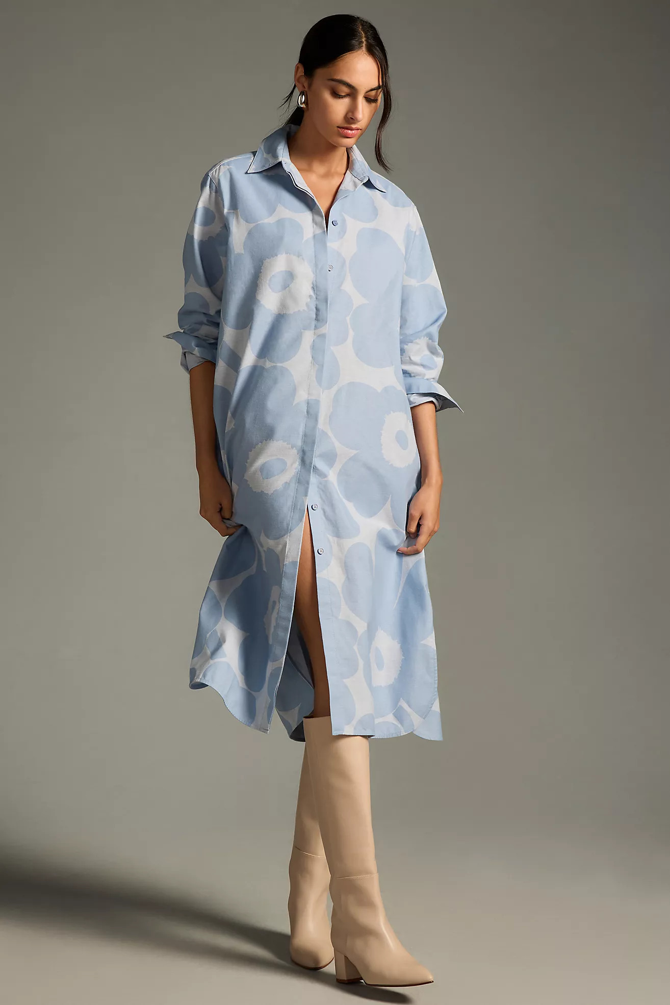 Marimekko Runoelma Unikko Shirt Dress | Anthropologie (US)