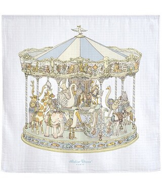 Baby Organic Cotton Carousel Swaddle Blanket | Dillard's
