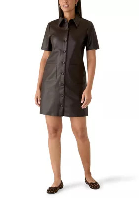 Women's Short Sleeve Collar Dress | Belk